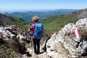 41 Vista sulle Casere d'Alben e la Val Serina